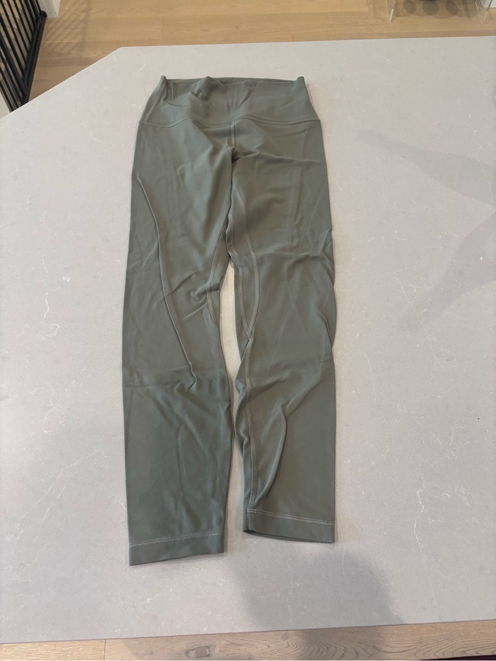 lululemon athletica Olive Green High-Rise Leggings